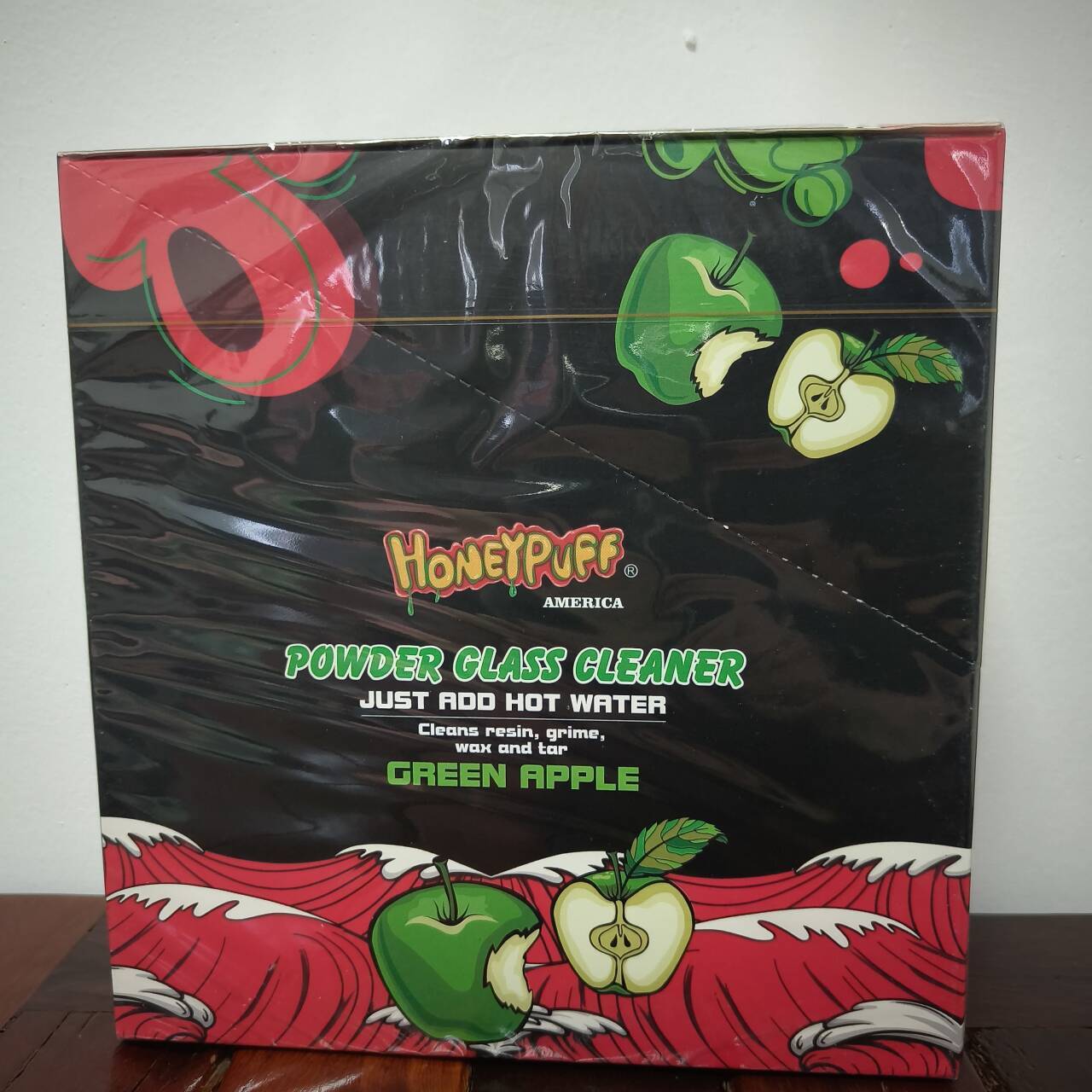 12 Pack/Box Fresh Apple Scent Cleaner – For Glass Water Cigarette Pouches
