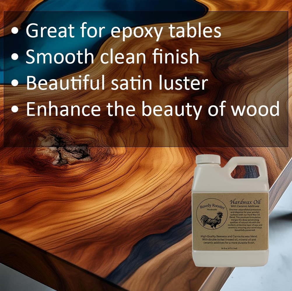 HardWax Oil With Nano-Ceramic Additives – Furniture Oil, Beeswax and Carnauba Wa