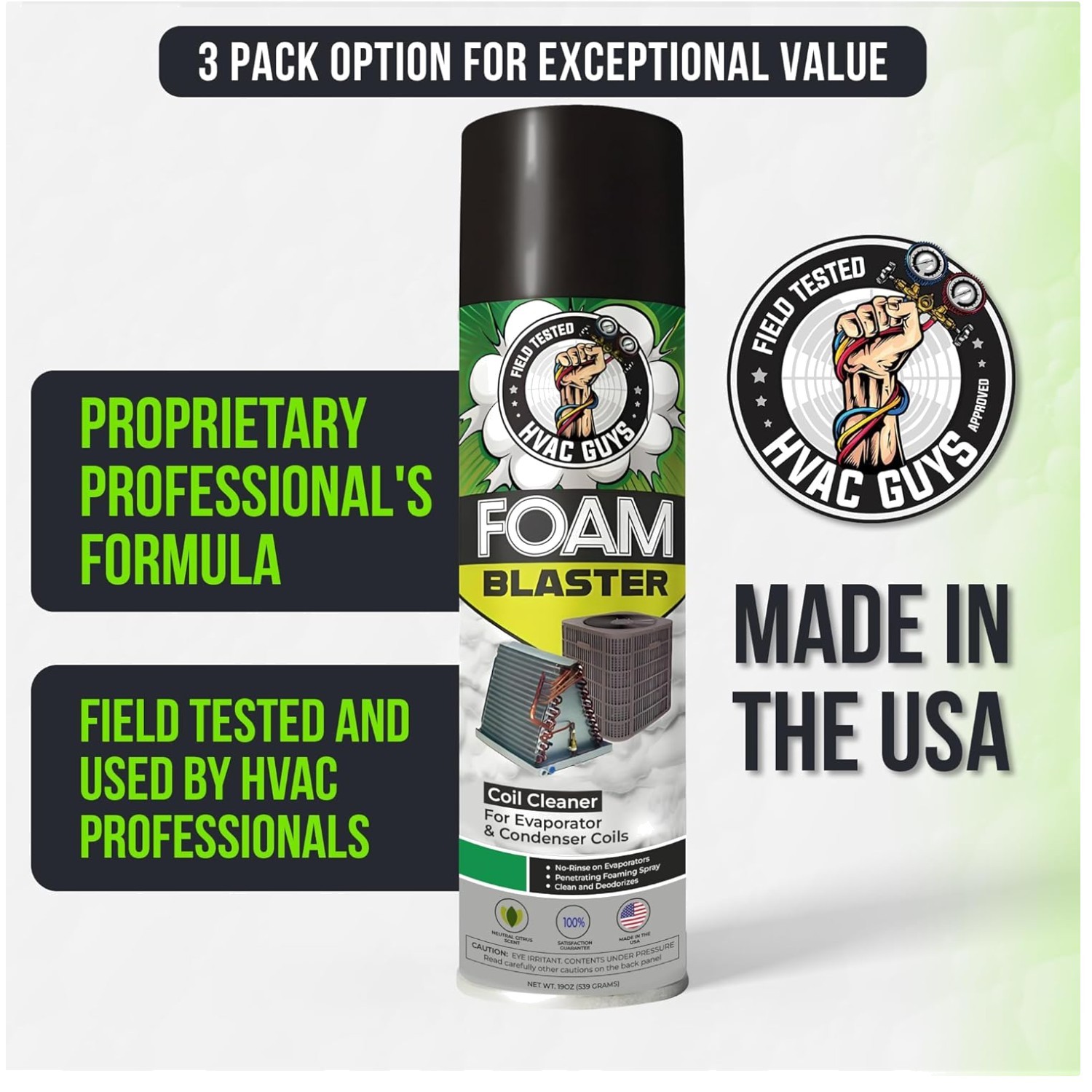 Foam Blaster AC Coil Cleaner | Professional HVAC Spray