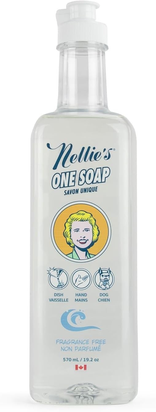 One Soap 19.2 oz – Fragrance-Free Multi-Purpose Cleaner for Dishes & Surfaces