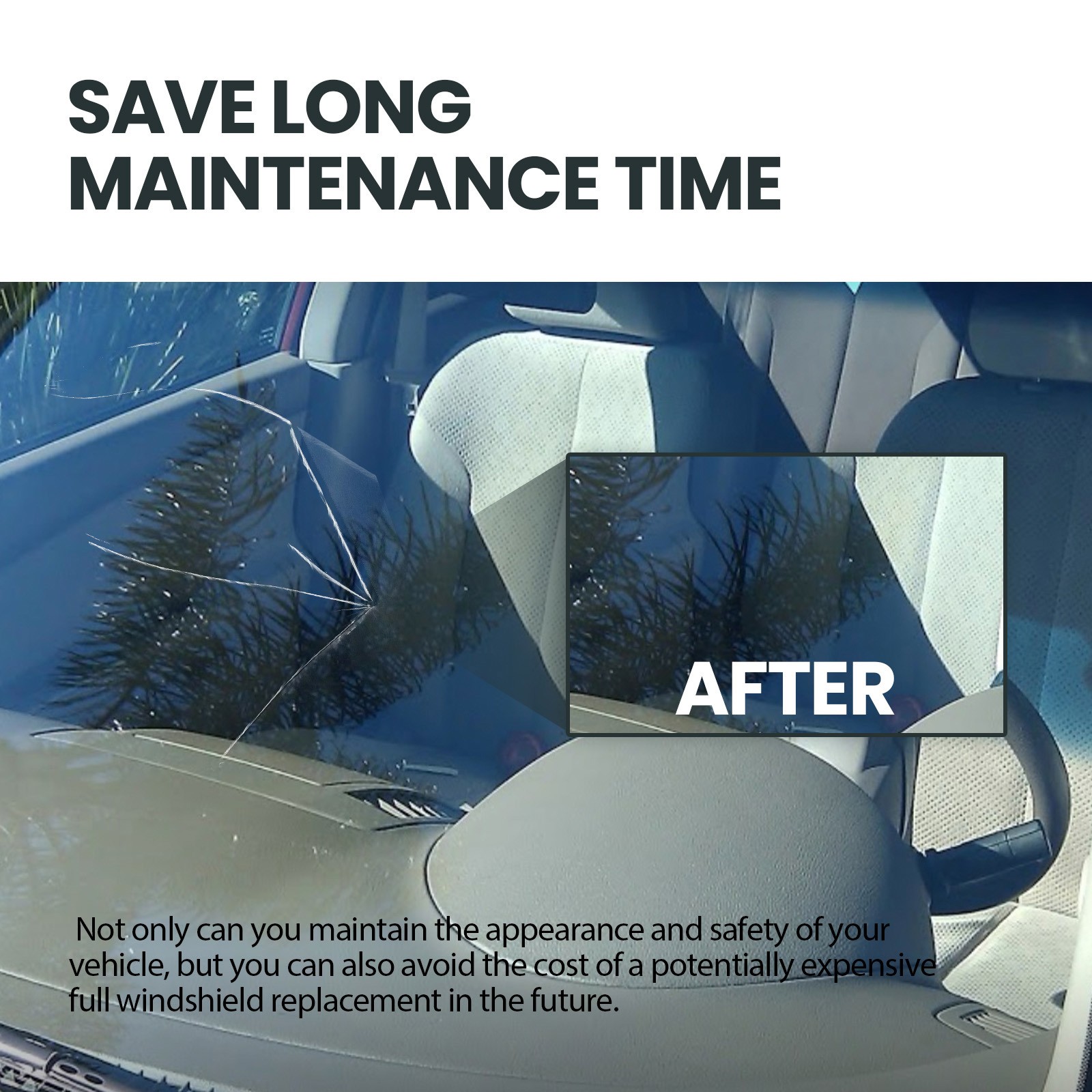 Crack Repair Nano Liquid – Automotive Glass Clear View Repair Agent 🚗