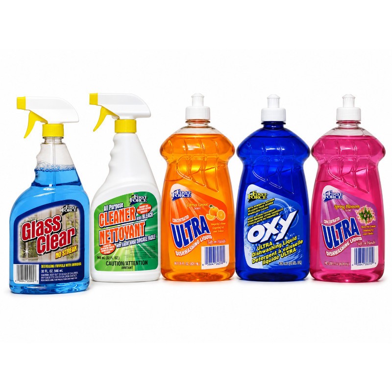 3x First Force Liquid Drain Opener Clog Remover Sink Shower Pipe Cleaner 32oz