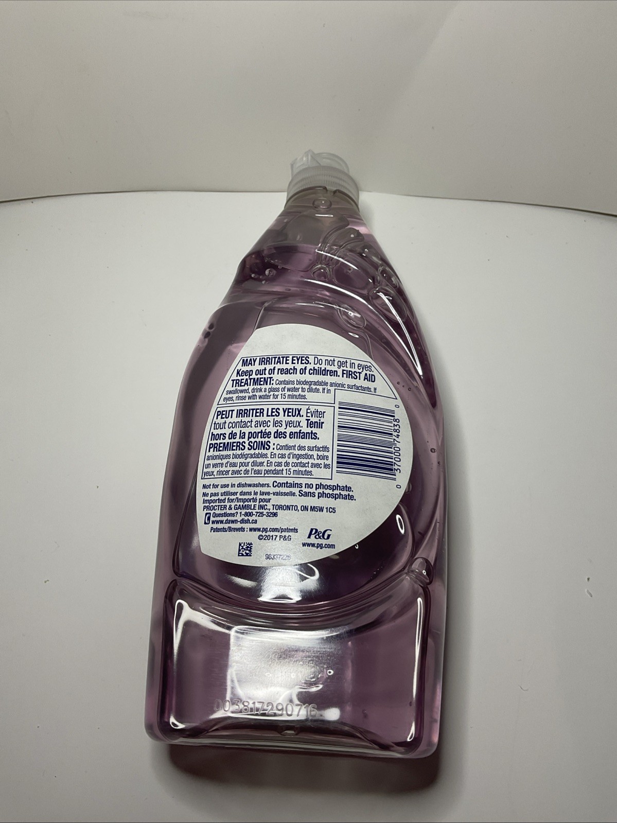 1x DAWN ULTRA BOTANICALS LAVENDER DISH WASHING LIQUID 17.98 Oz NEW