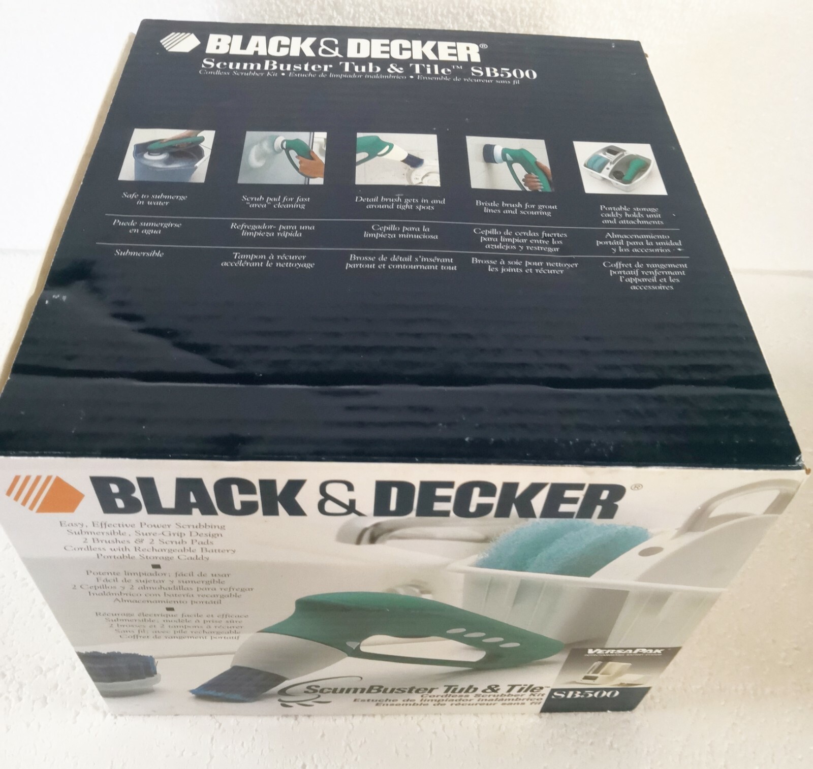 Black & Decker Scum Buster Kit Cordless Tub And Tile Scrubber SB500