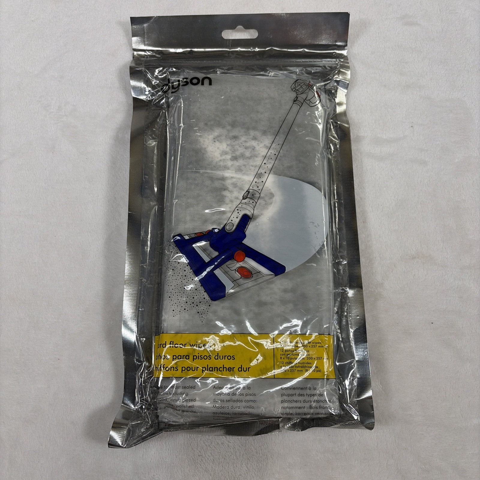 Dyson Hard Floor Wet Wipes DC 56 DC57 Lot of 3 3-Packs Sealed New Bnfts Charity