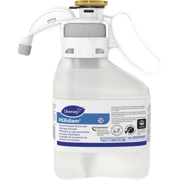 Diversey 95019481 Neutral All Purpose Cleaner, Hose End Connection Bottle,