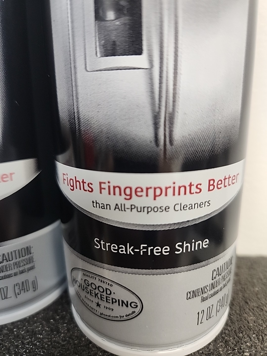 Weiman Stainless Steel Cleaner & Polish/Streak-Free Shine/ Lot of 2 cans