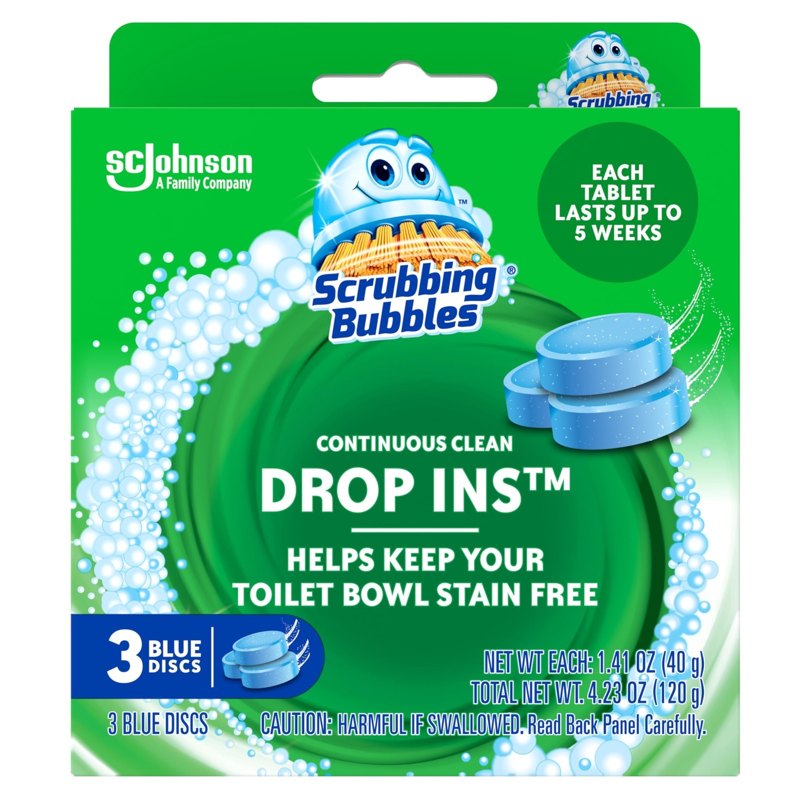 Scrubbing Bubbles Toilet Tablets, Continuous Clean Toilet Drop Ins, Helps…