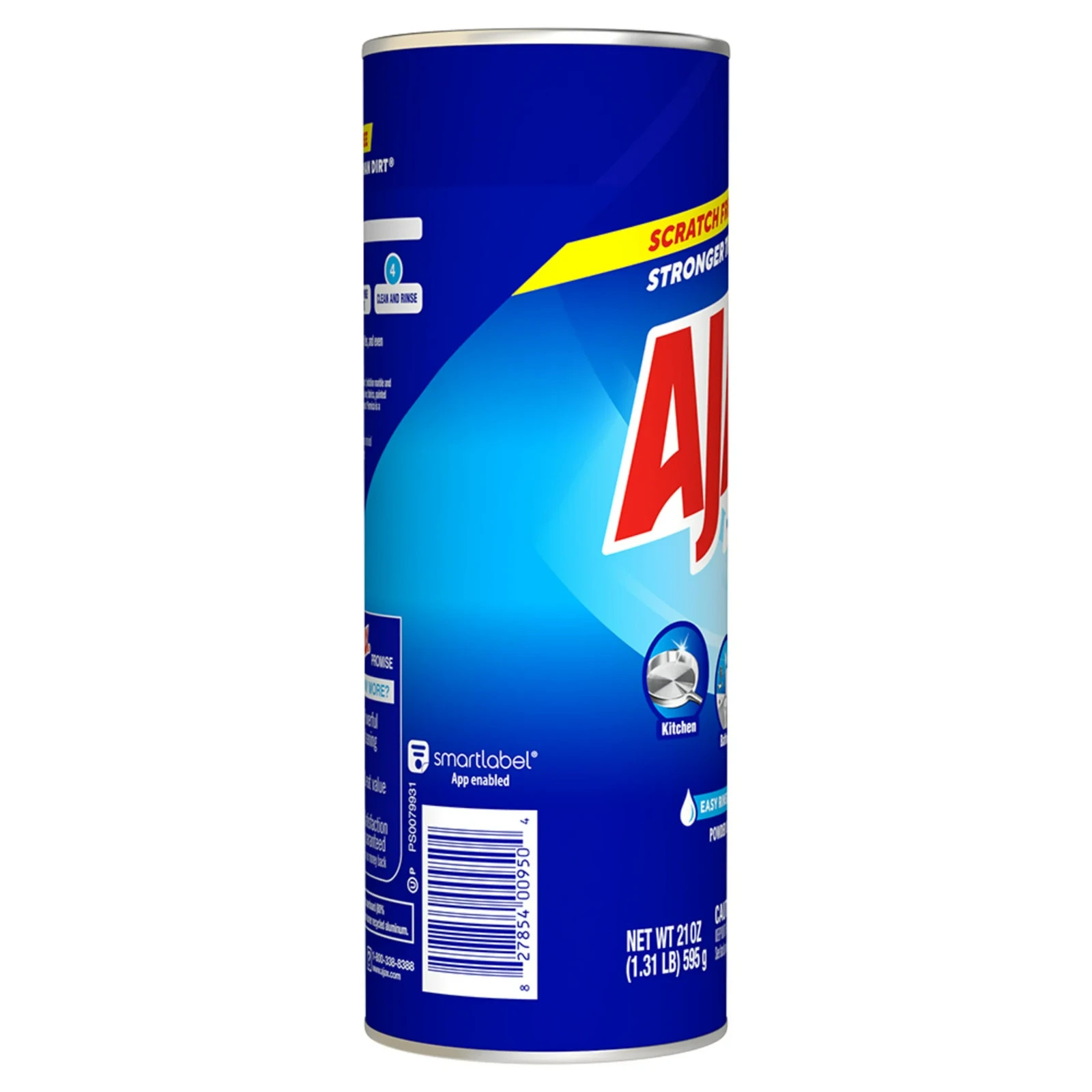 Ajax Multi-Purpose Cleaner Powder Cleanser with Bleach 21 oz Single Bottle