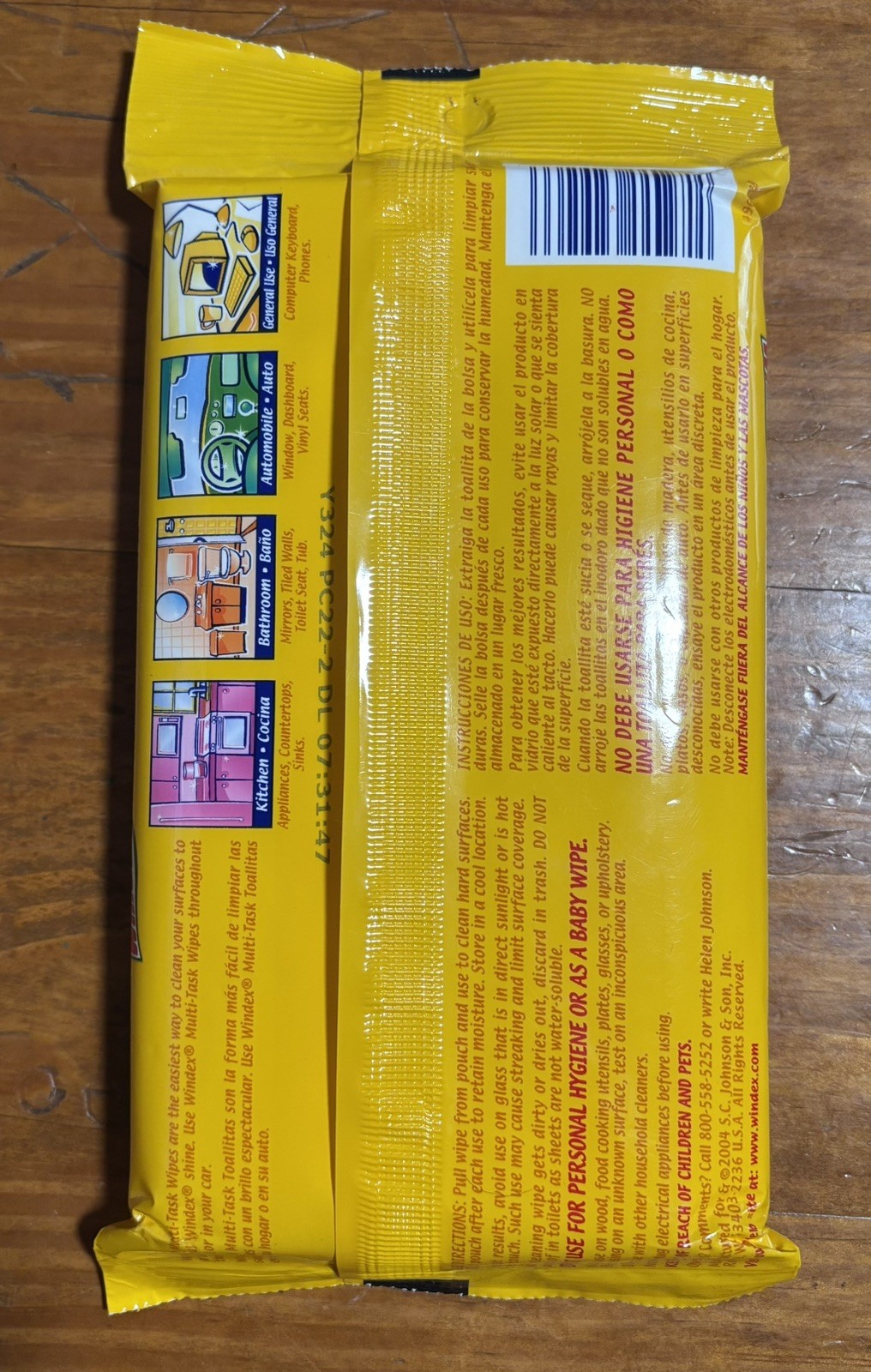 Windex Multi Task with Vinegar Wipes 25 Count Resealable Package Discontinued