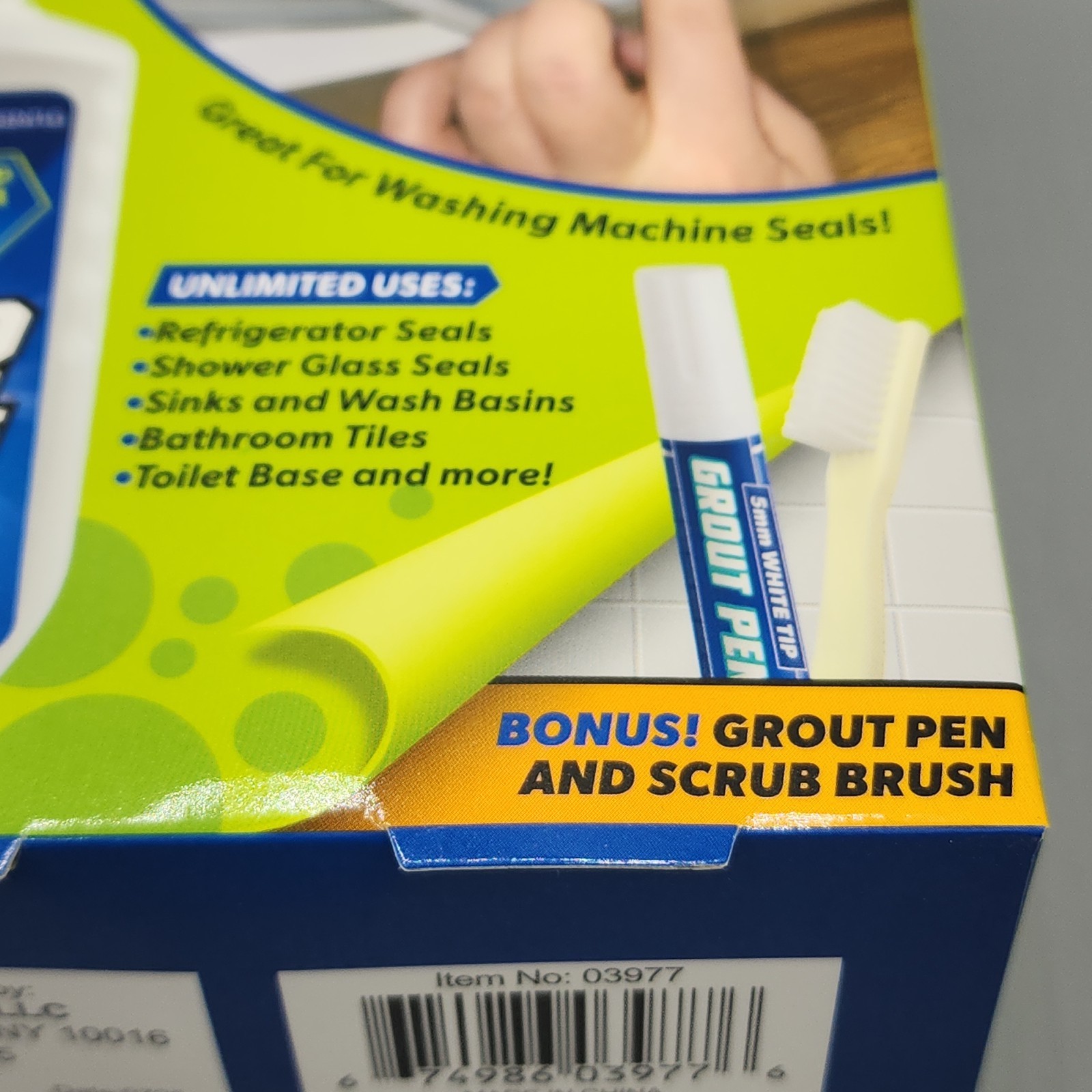 Mold Patrol Mold & Mildew Stain Remover Gel 7oz Kit w/ Grout Pen & Brush