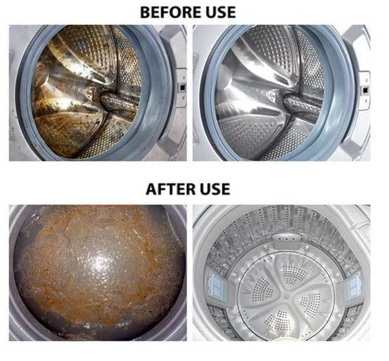 15 or 30 Pieces Solid Washing Machine Cleaner Effervescent Tablet Washer Cleaner
