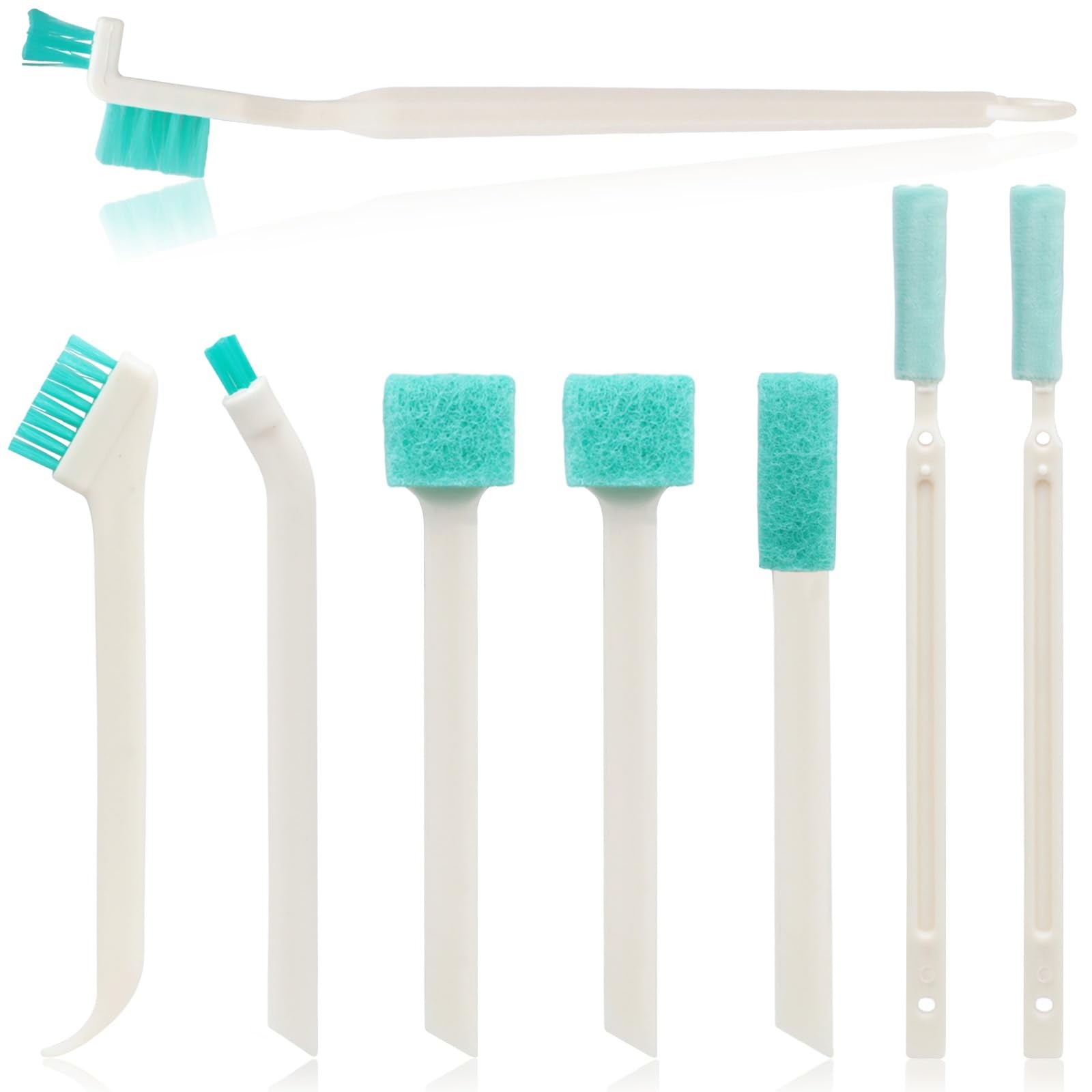 8-Piece Small Cleaning Brush Set for Tight Spaces, Mini Crevice Brushes for H…