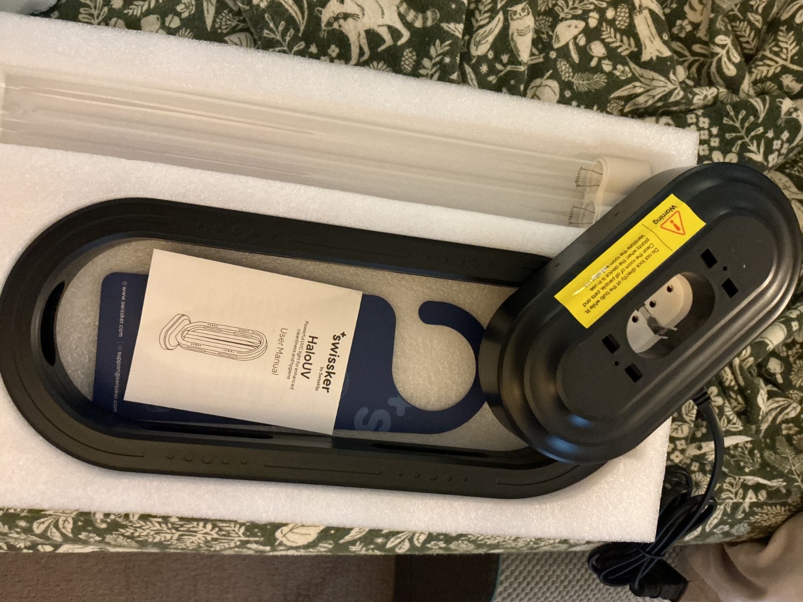 HaloUV Swissker by Swissklip HaloClean UV Original Home Disinfection Device NEW
