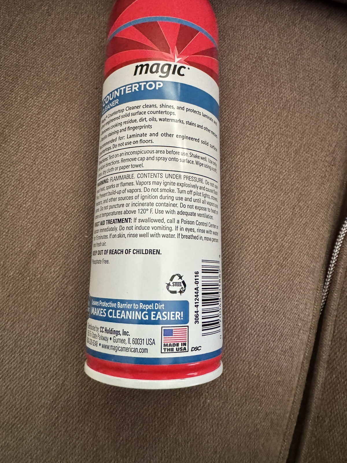 New Magic Countertop Cleaner 17 oz Aerosol Spray Can Discontinued Laminate