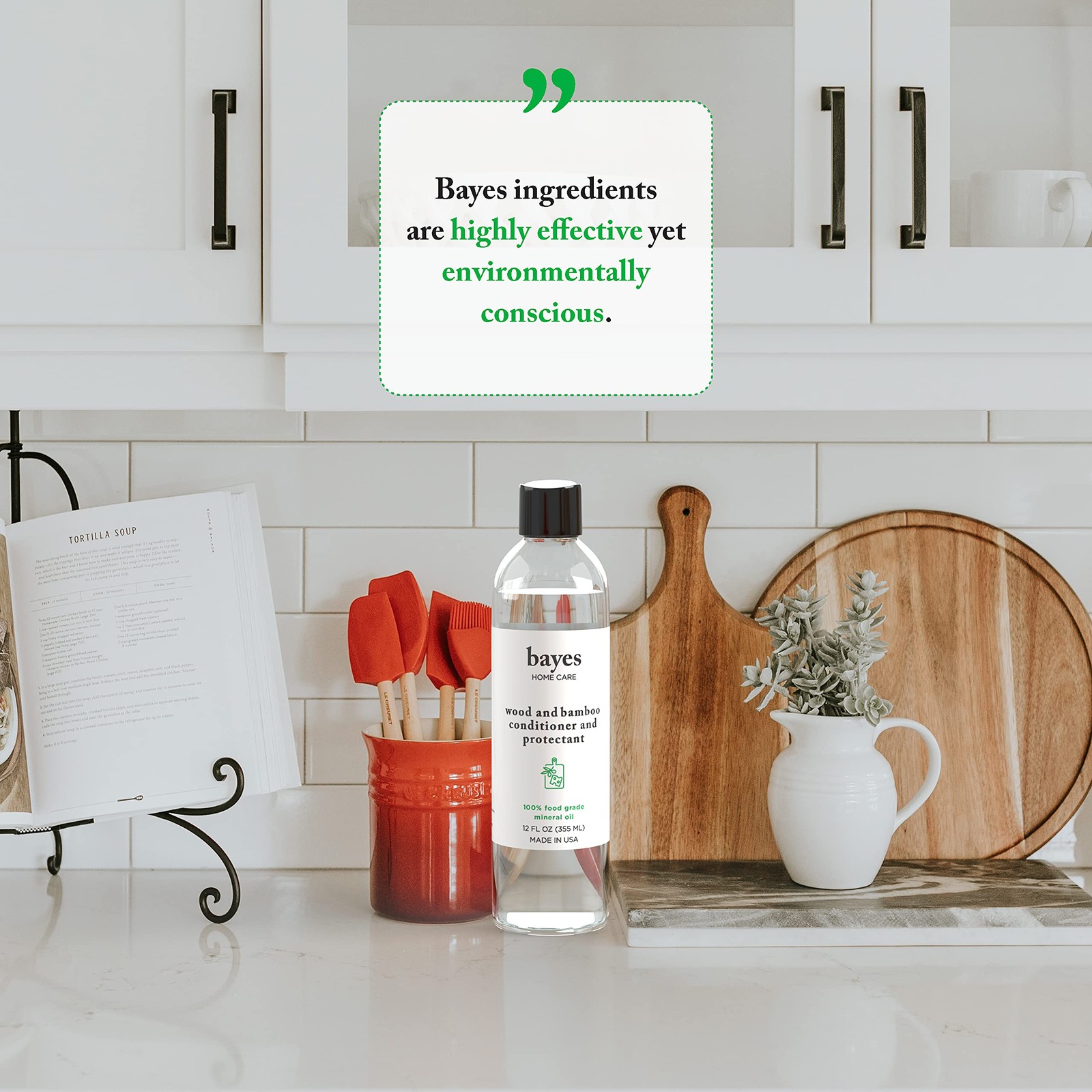 Bayes Food Grade Mineral Oil for Cutting Board – Mineral Oil Food Grade for B…