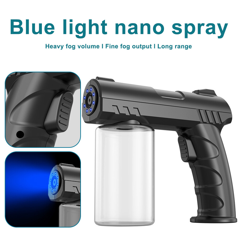 Nano Steam Sprayer Fogger Machine With Blue Lights 280ml For Home