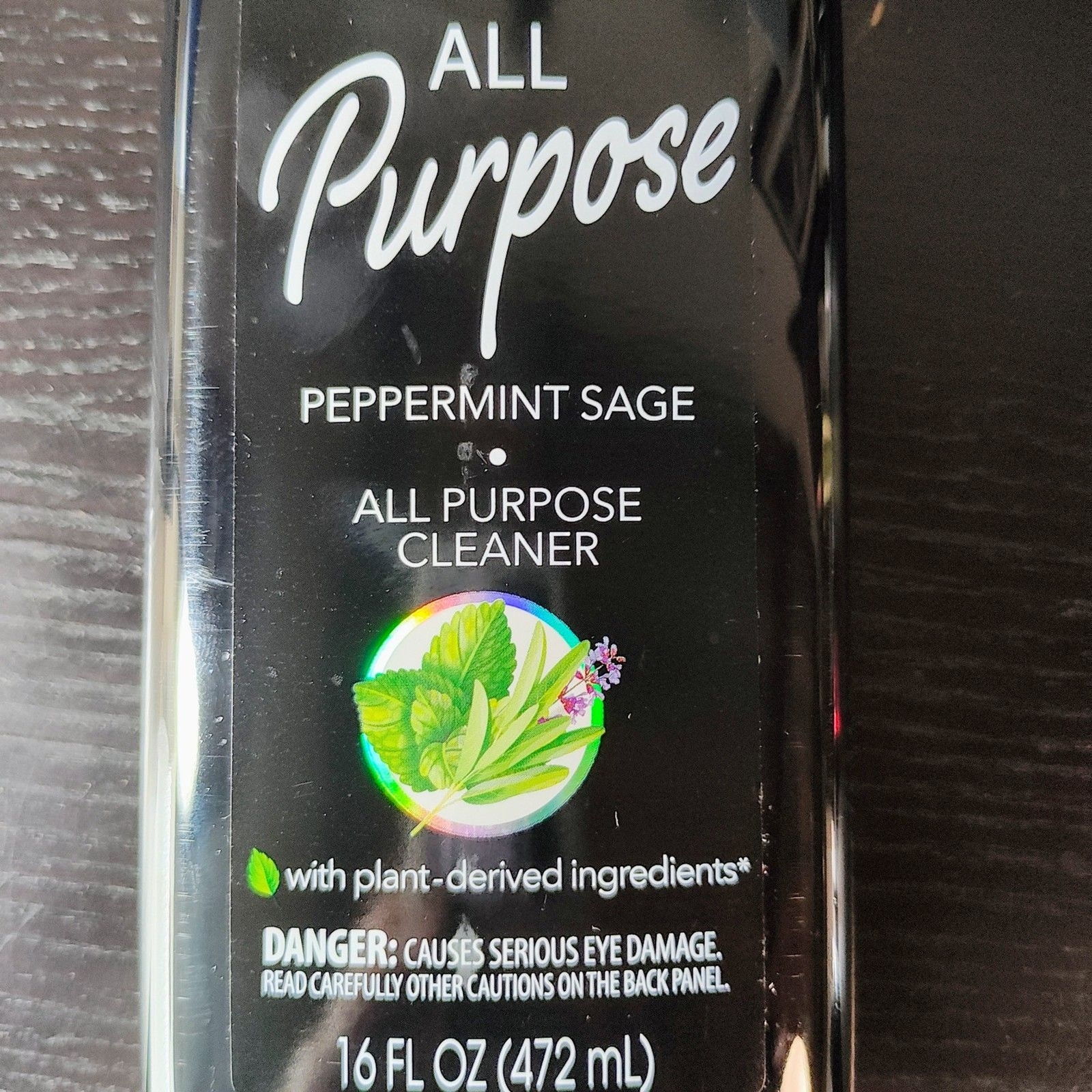 Plant Based All Purpose Cleaner – PEPPERMINT SAGE – 16Fl. oz. spray