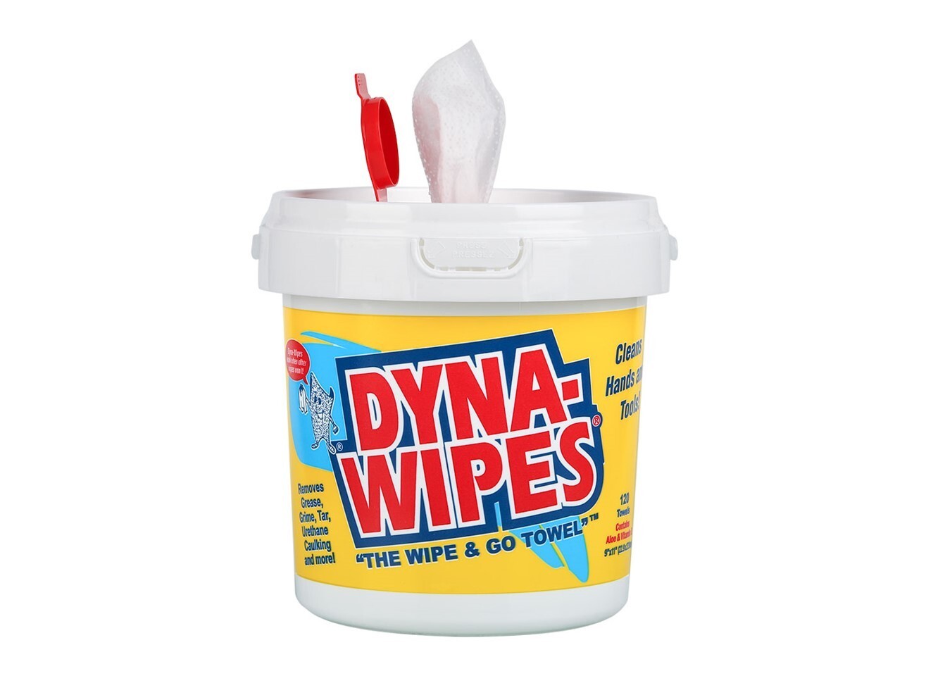 Dyna-Wipes 431 120CT Dyna-Wipes 9″x11″, Pre-moist Cleaning Wipes, 1ea,FREE SHIP