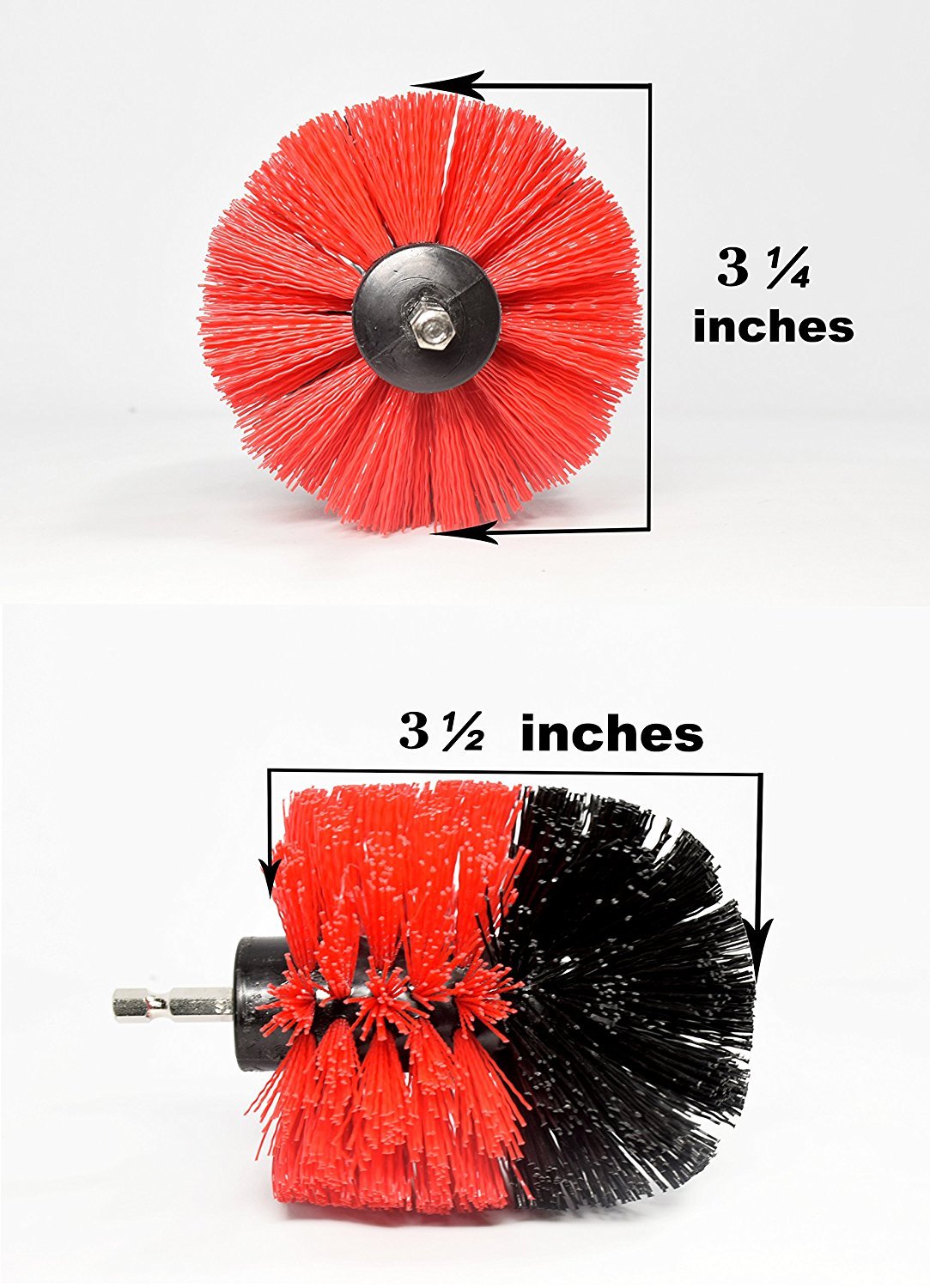 Tile Grout Power Scrubber Electric Drills Brush Rotary Round Tub Cleaner