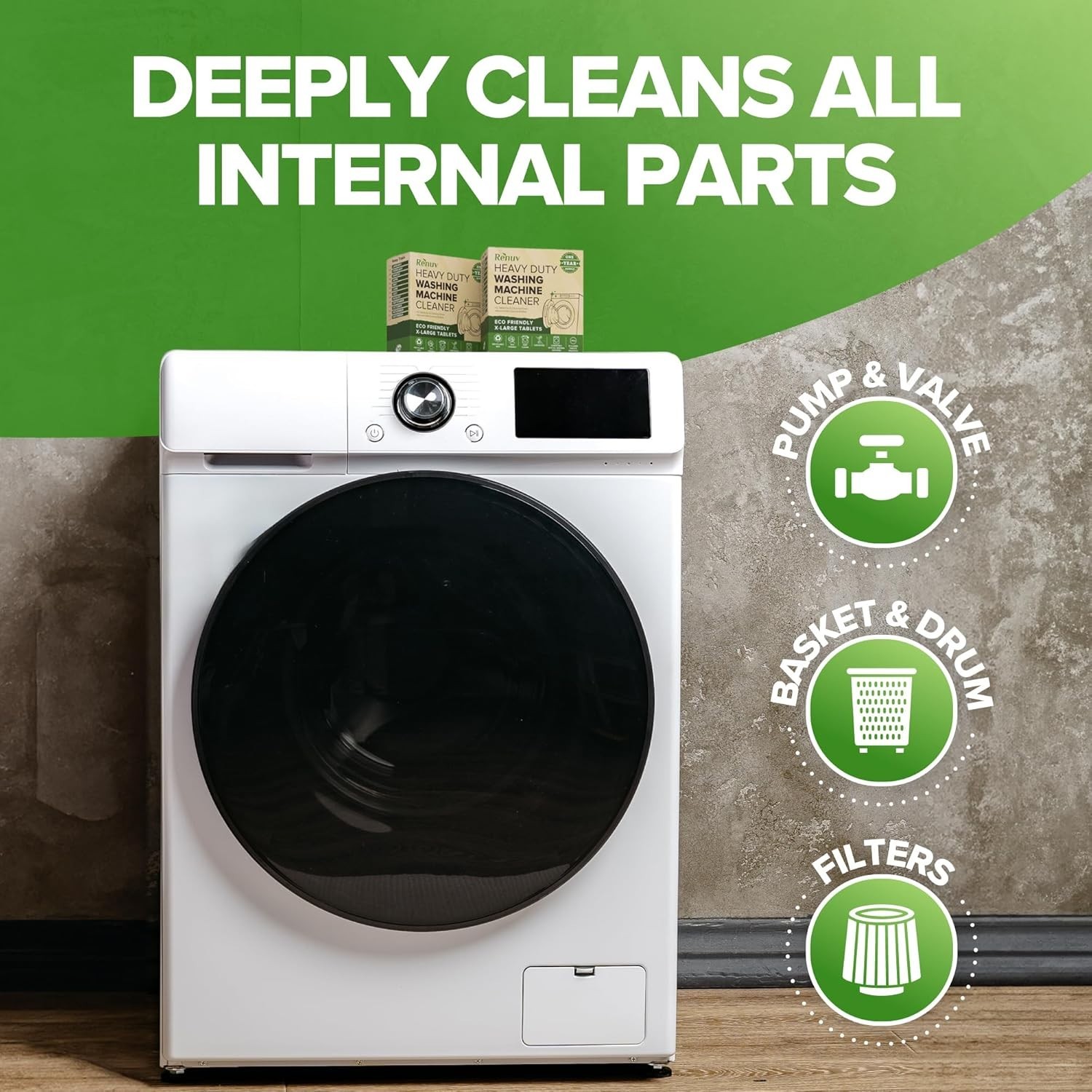Concentrated Cleaner Bundle for Washing Machine & Dishwasher – Fresh & Efficient