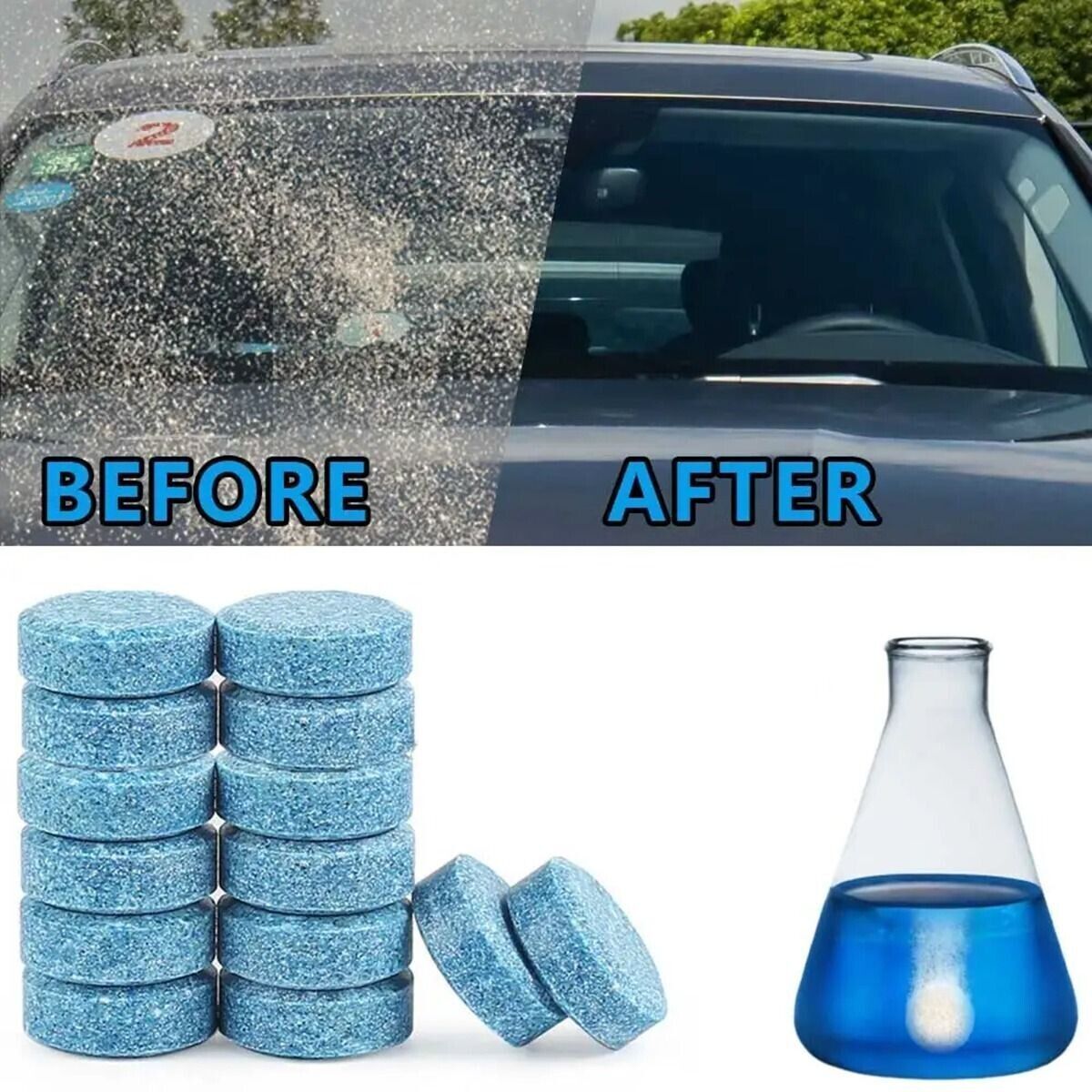 Car Windshield Cleaner Keep Your Windshield Crystal Clear for On-the-Go Cleaning
