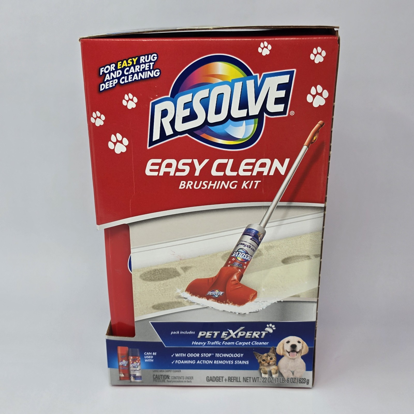 NEW Resolve Easy Clean Pet Expert Brushing Kit Heavy Traffic Carpet Cleaning