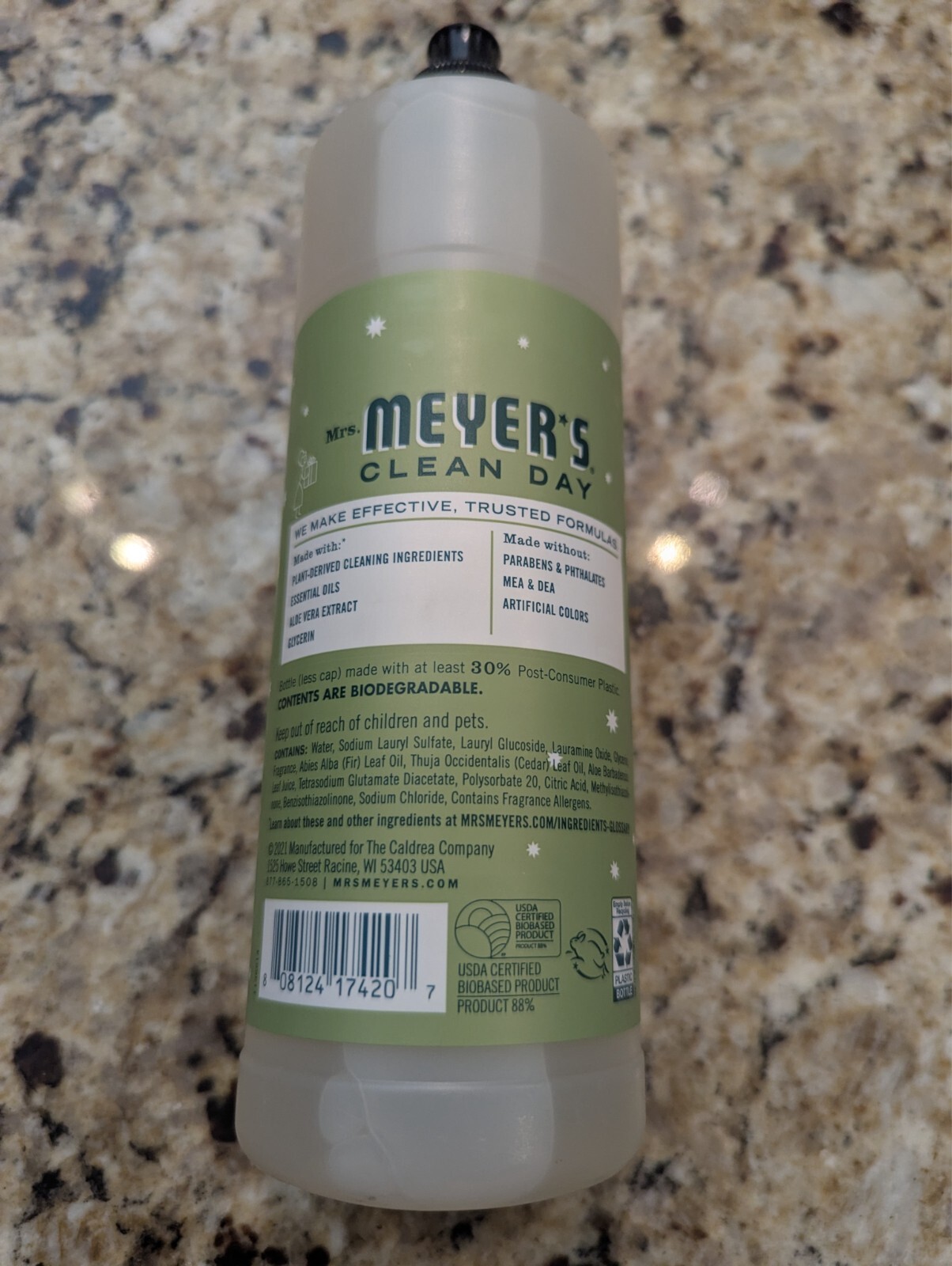 Mrs. Meyer’s Clean Day Iowa Pine Scent Liquid Dish Soap 16 oz Limited Edition
