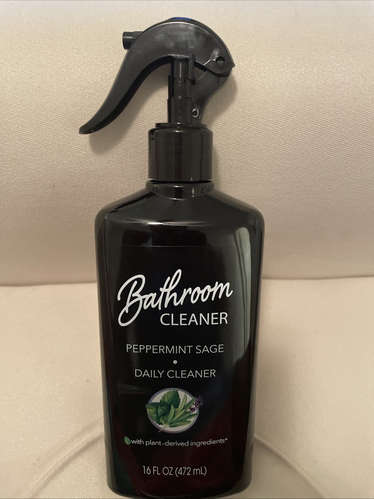 Bathroom Cleaner Peppermint Sage 16 oz Spray Bottle Pack of 2 Daily Cleaning New