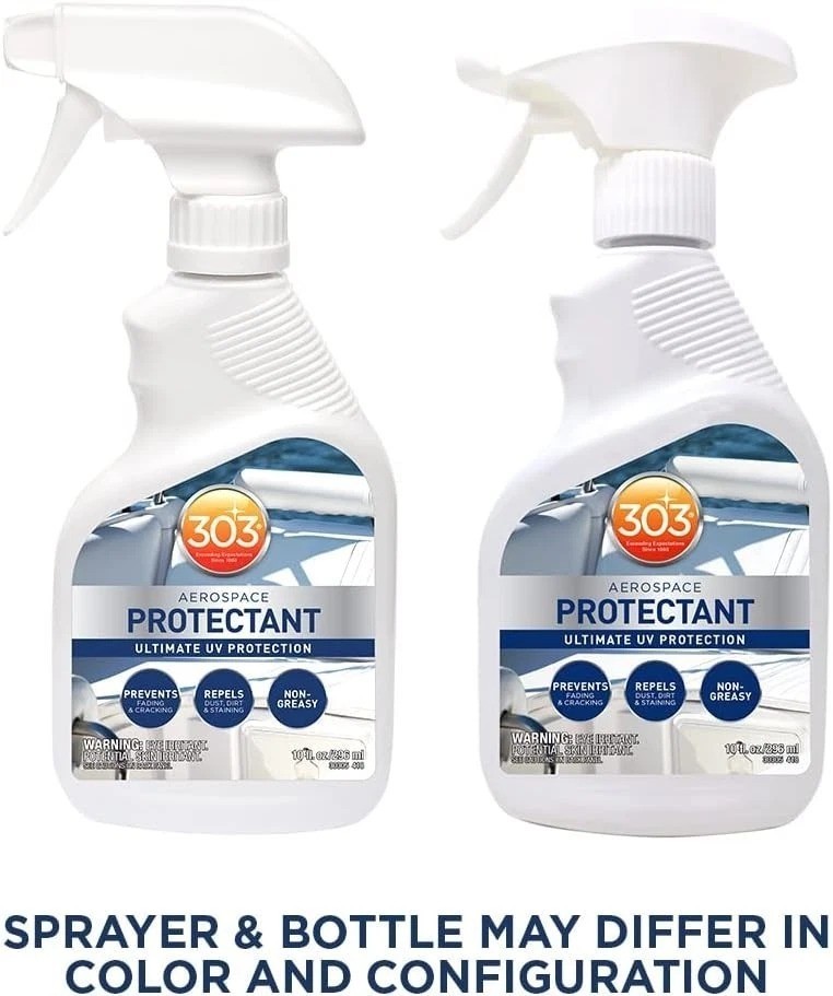 2 PACK 303 Aerospace Protectant 10 OZ Spray VINYL RUBBER PLASTIC LEATHER BOAT