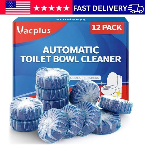 Vacplus Automatic Toilet Bowl Cleaner Tablets Bathroom Toilet Tank Cleaner New