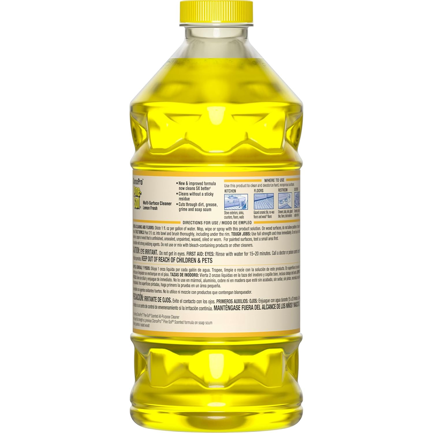 Cloroxpro Multi-Surface Cleaner, All Purpose Cleaner, Lemon Fresh, 40 Fluid Oun