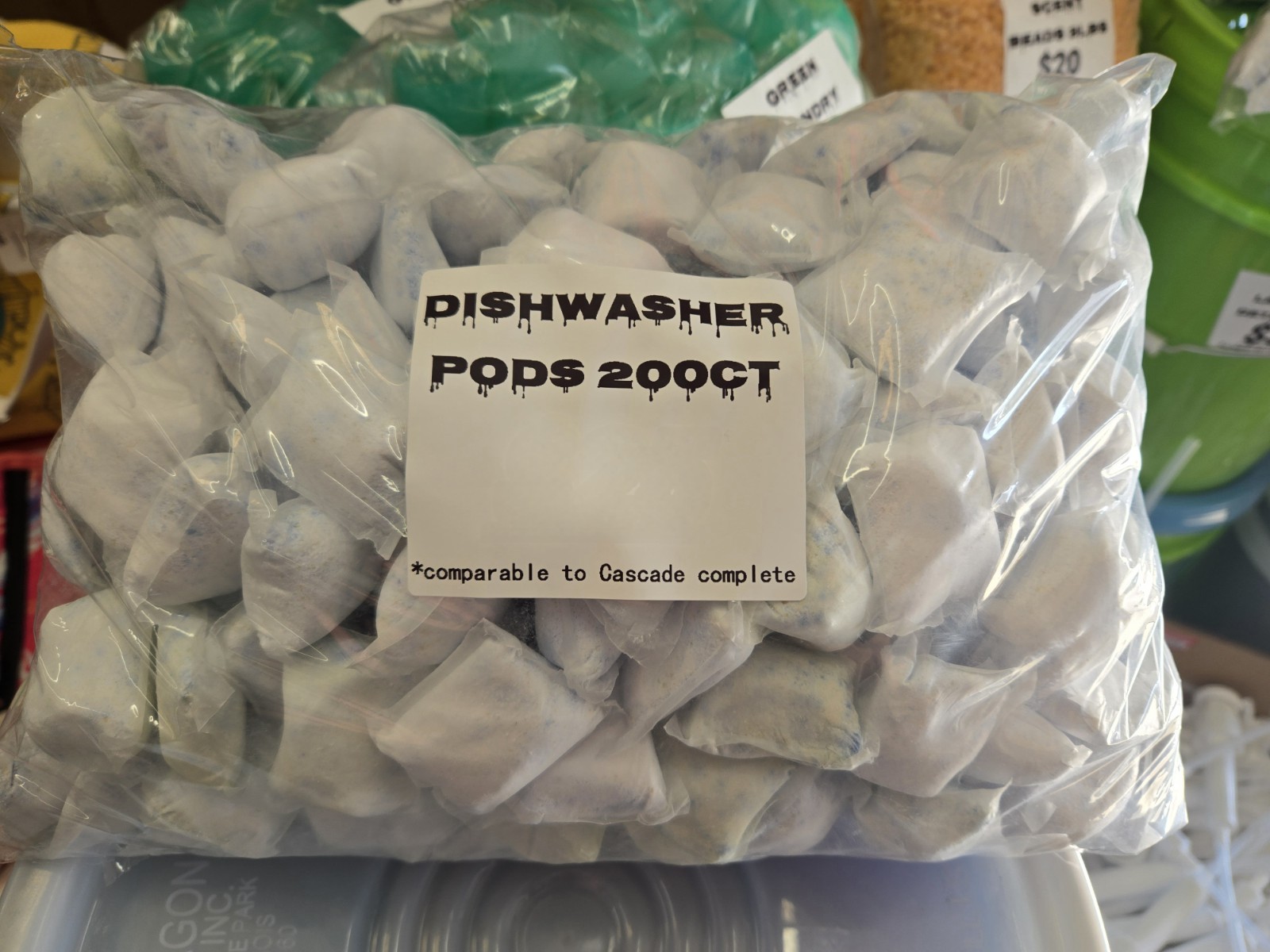 Fresh Scent Pacs DISHWASHER DETERGENT, FRESH SCENT, 200 CT