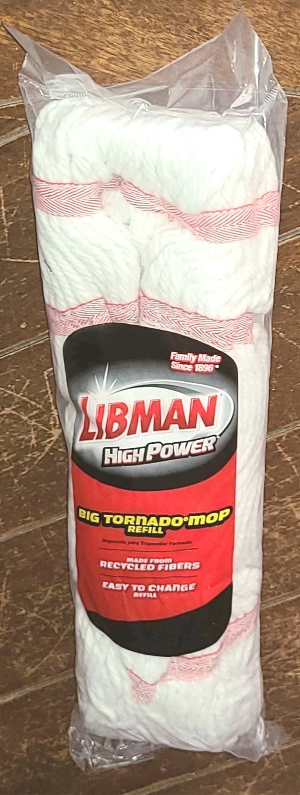 LIBMAN High Power BIG TORNADO Mop Refill – Easy To Change #00989