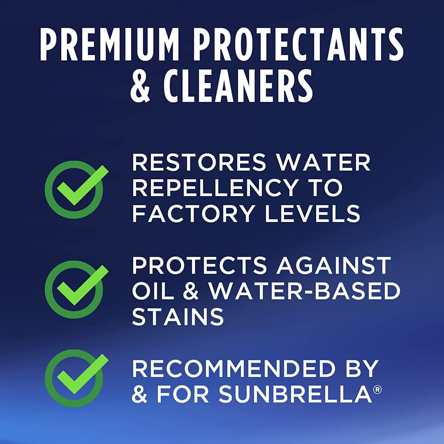 303 Marine Fabric Guard Restores Water Stain Repellency to Factory New Levels 1