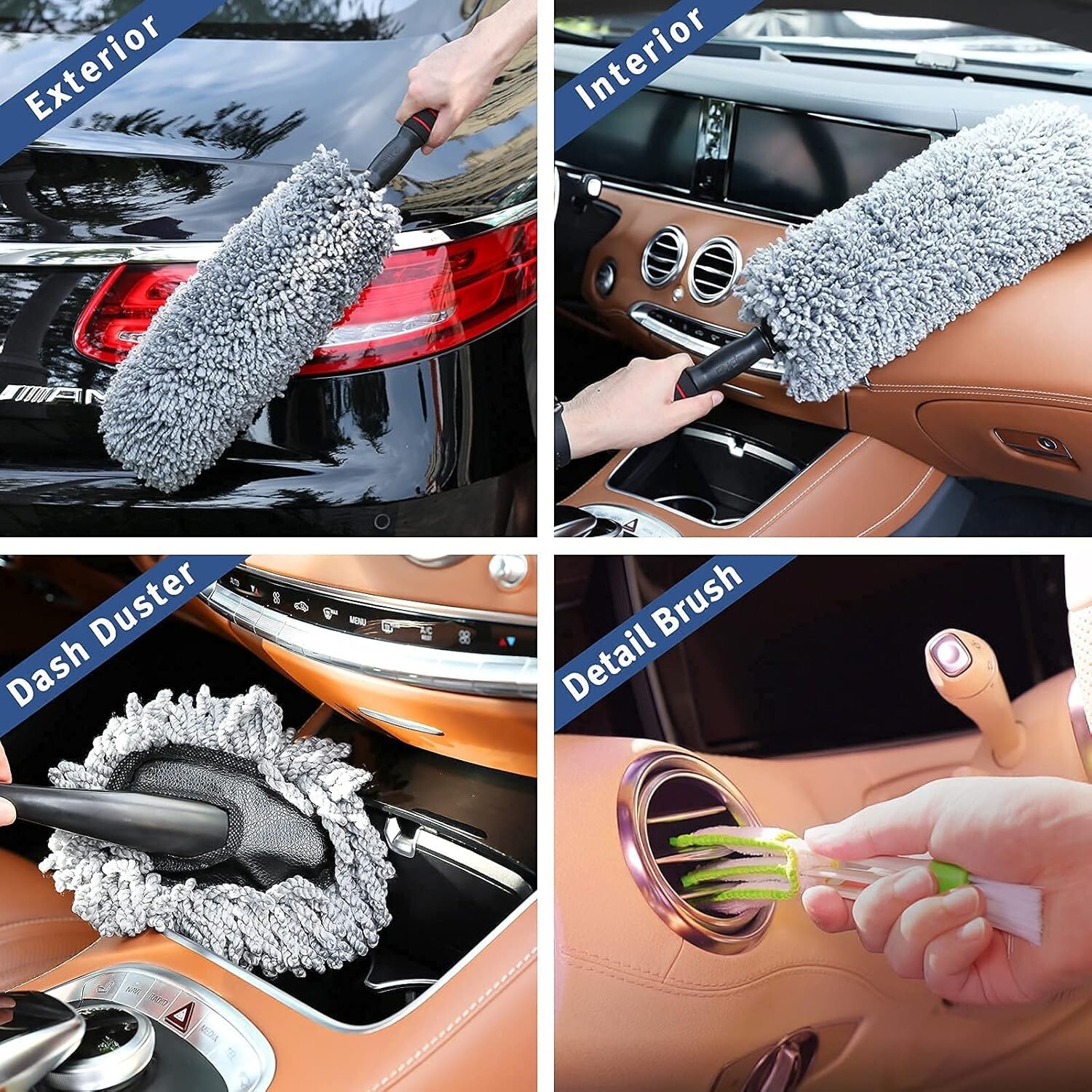 Ultimate Car Duster Kit，Best Microfiber Multipurpose Duster,Interior &Exterio…