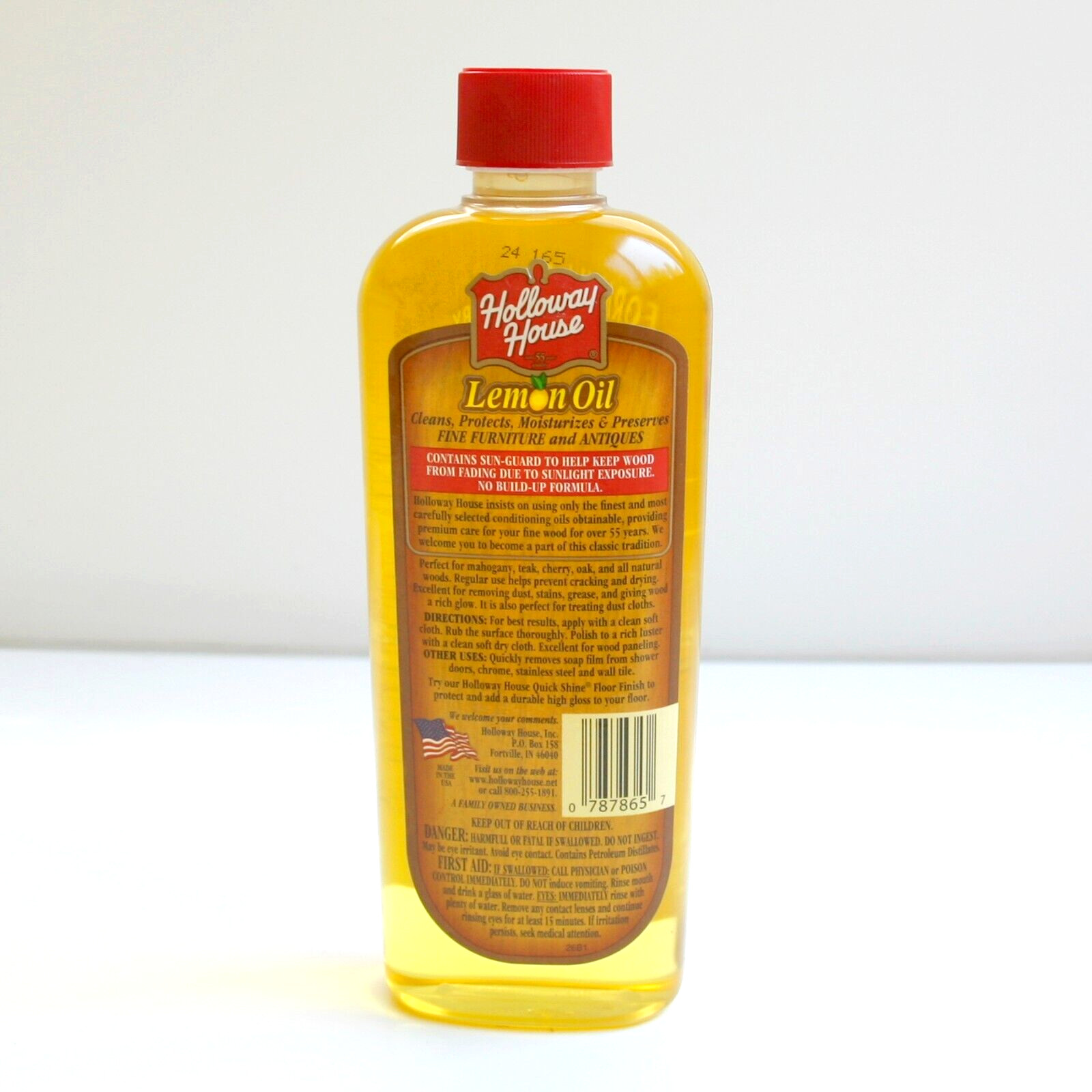 Holloway House Aceite de Limón Revitalizante para Muebles de Madera Fina 16 oz