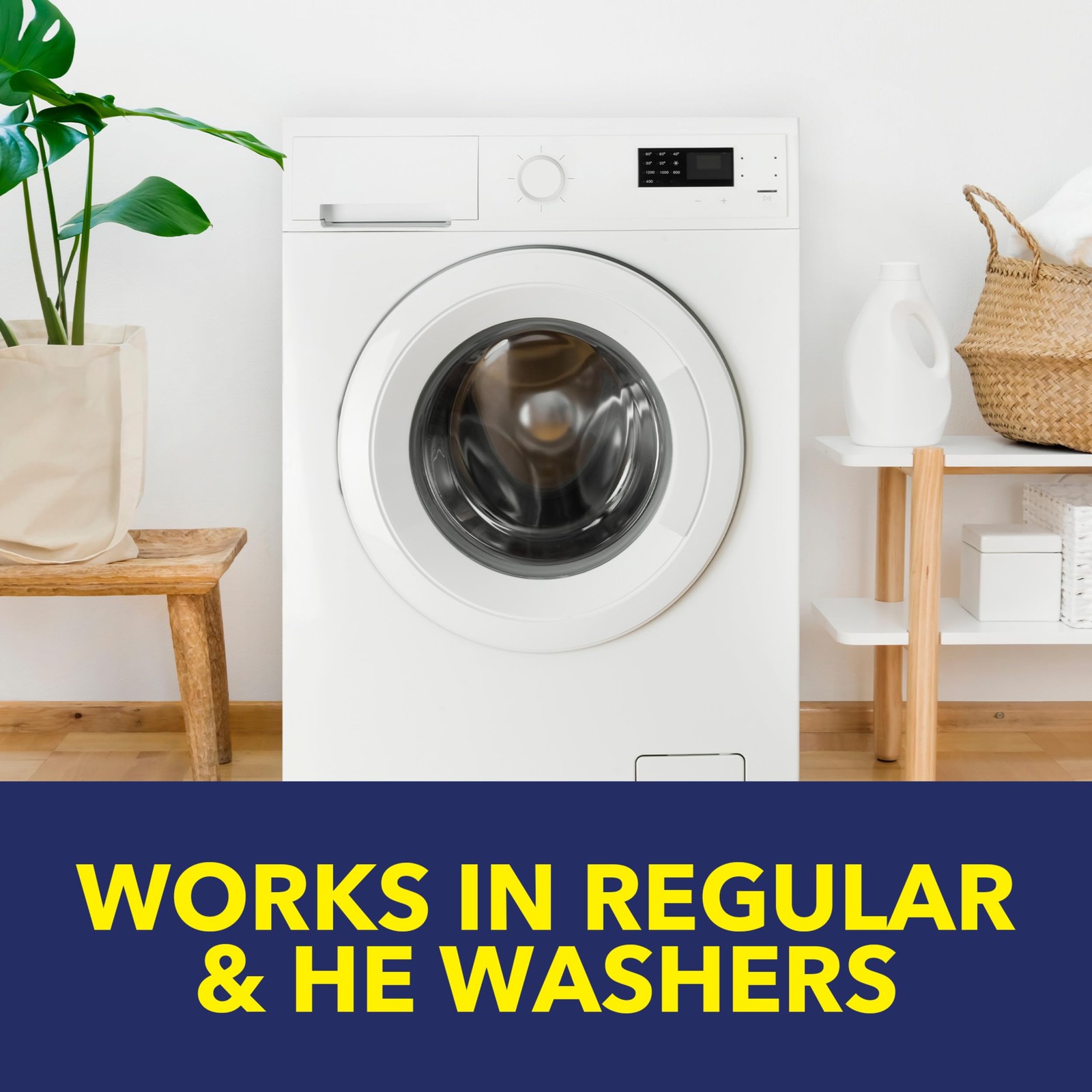 Washing Machine Cleaner with Odor Blasters, 4 Count
