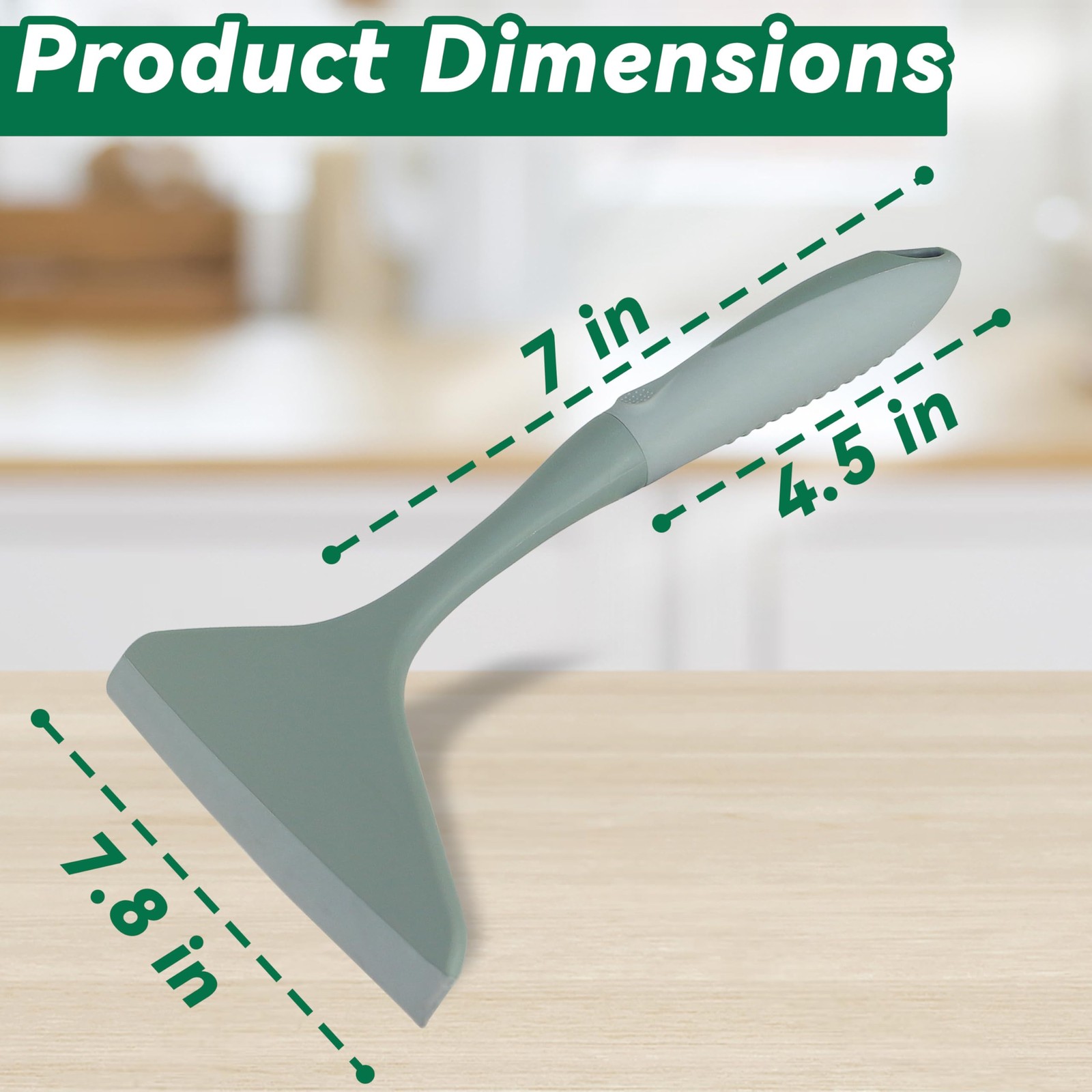 “2Pack Shower Squeegee 7.8″” TPR Blade for Glass Doors & Windows”