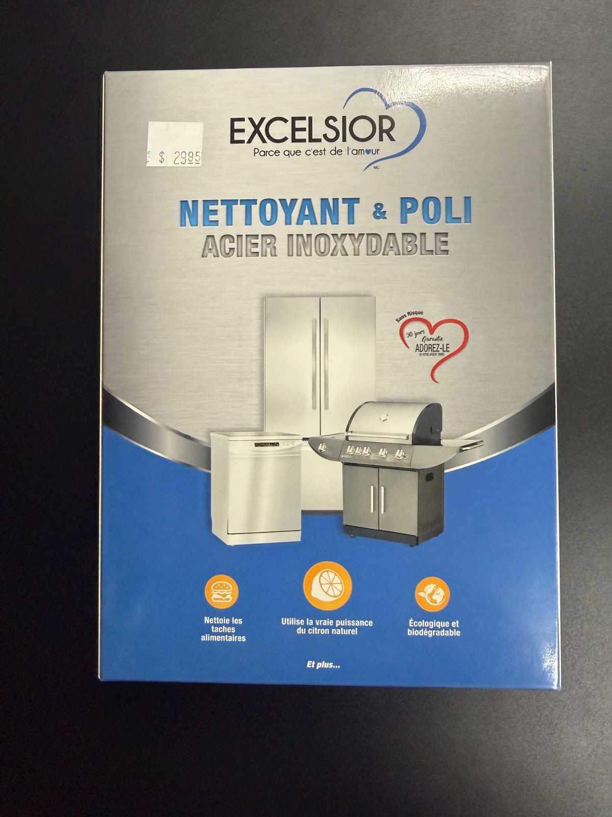Excelsior Stainless Steel Cleaner & Polish Kit