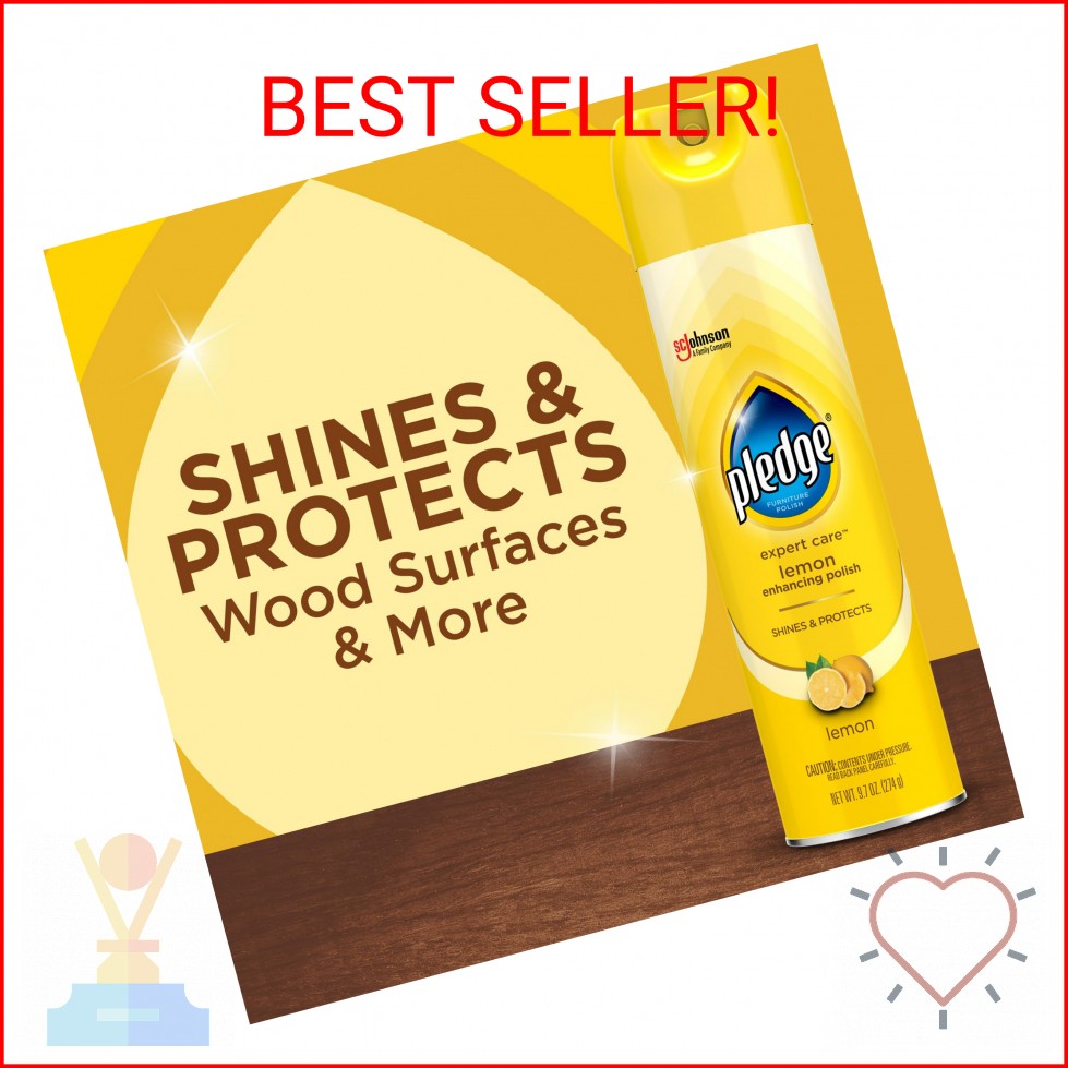Pledge Enhancing Polish Spray, Wood Furniture & Stainless Steel Polish, Remove D