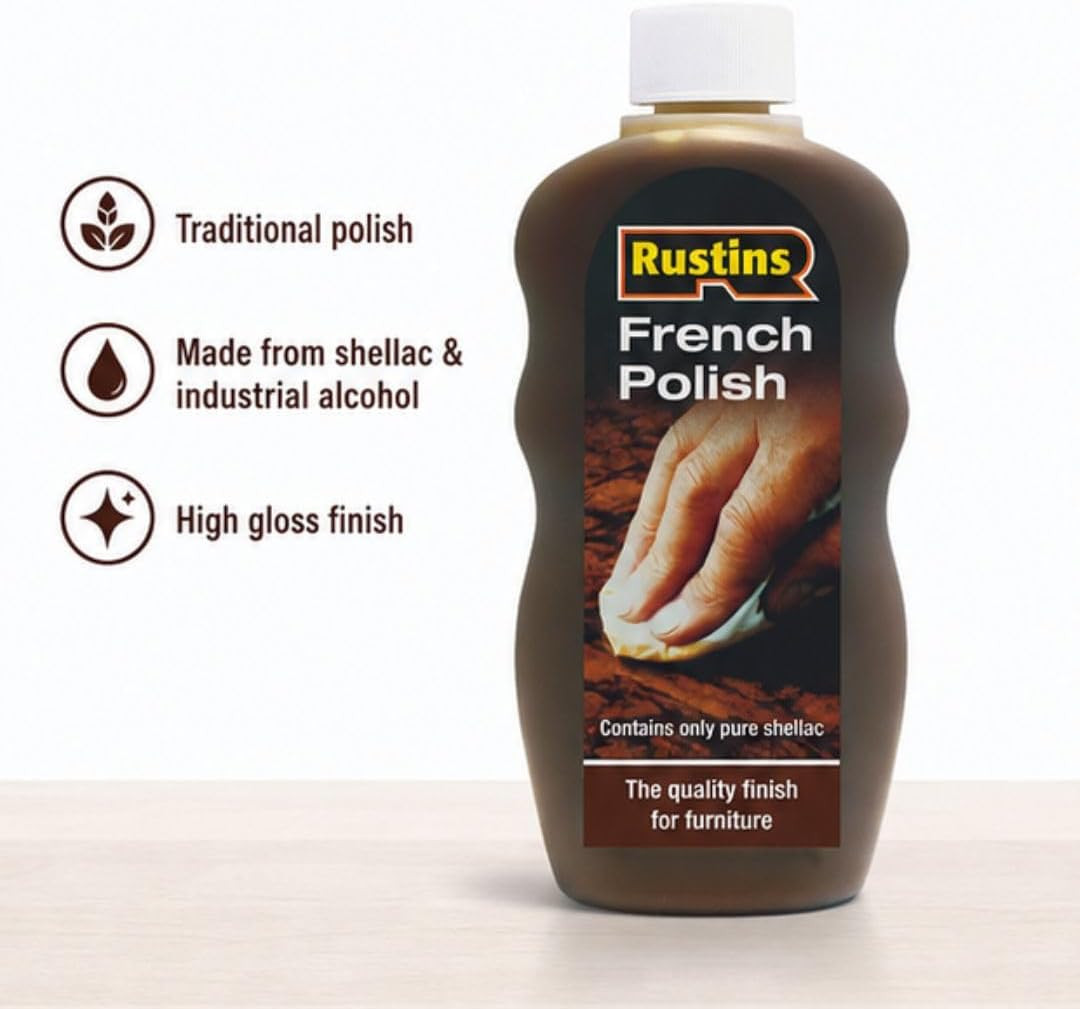 French Polish – The quality finish for furniture (Brown, 300ml)