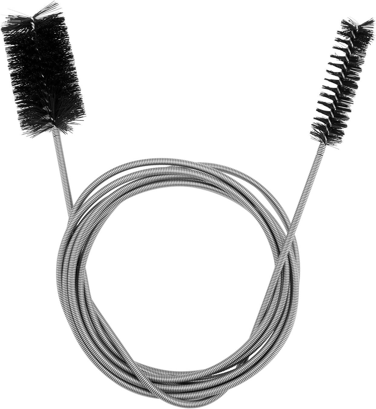 Flexible Metal Tube Brush 66.93 Inch Drain Pipe Cleaning Tool for Narrow Holes