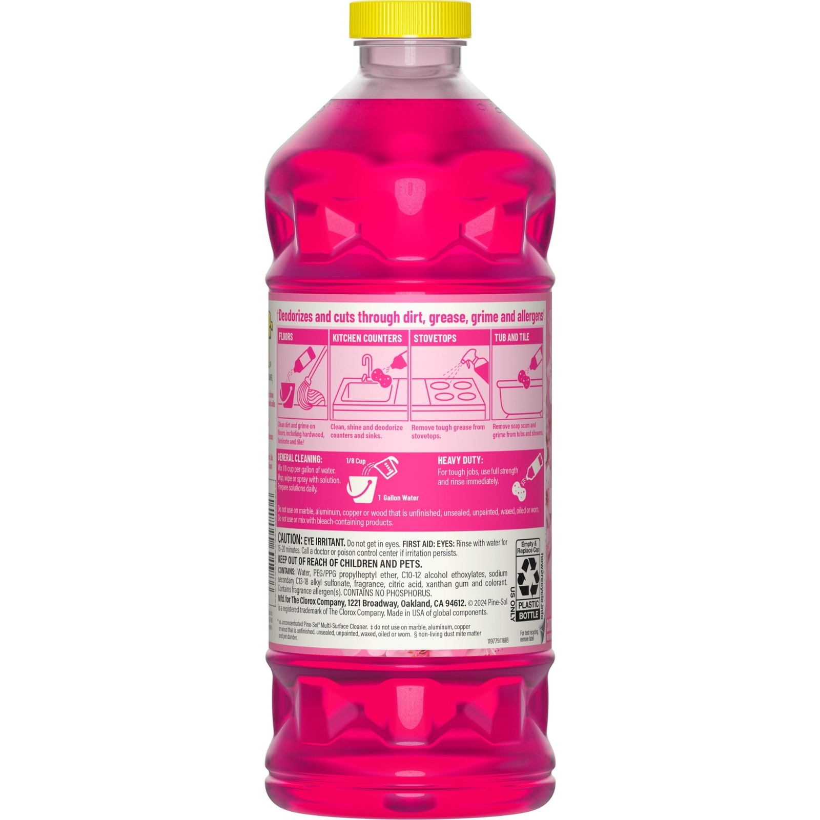 Multi-Surface Cleaner Deodorizes Removes Grime Cherry Blossom 48 Fluid Ounces