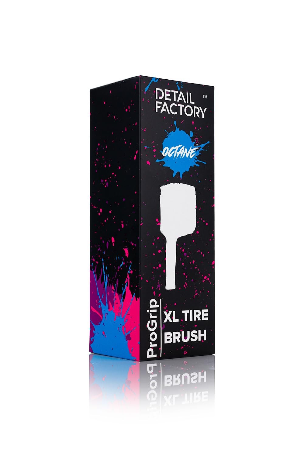 – ProGrip XL Tire Brush – Ergonomic ProGrip Handle – Stiff Synthetic Bristles…