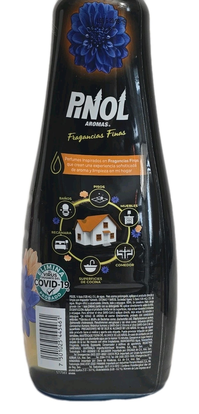 Pinol Multipurpose Cleaner Fragancias Finas 2-PACK 1.6L Midnight Freshness New