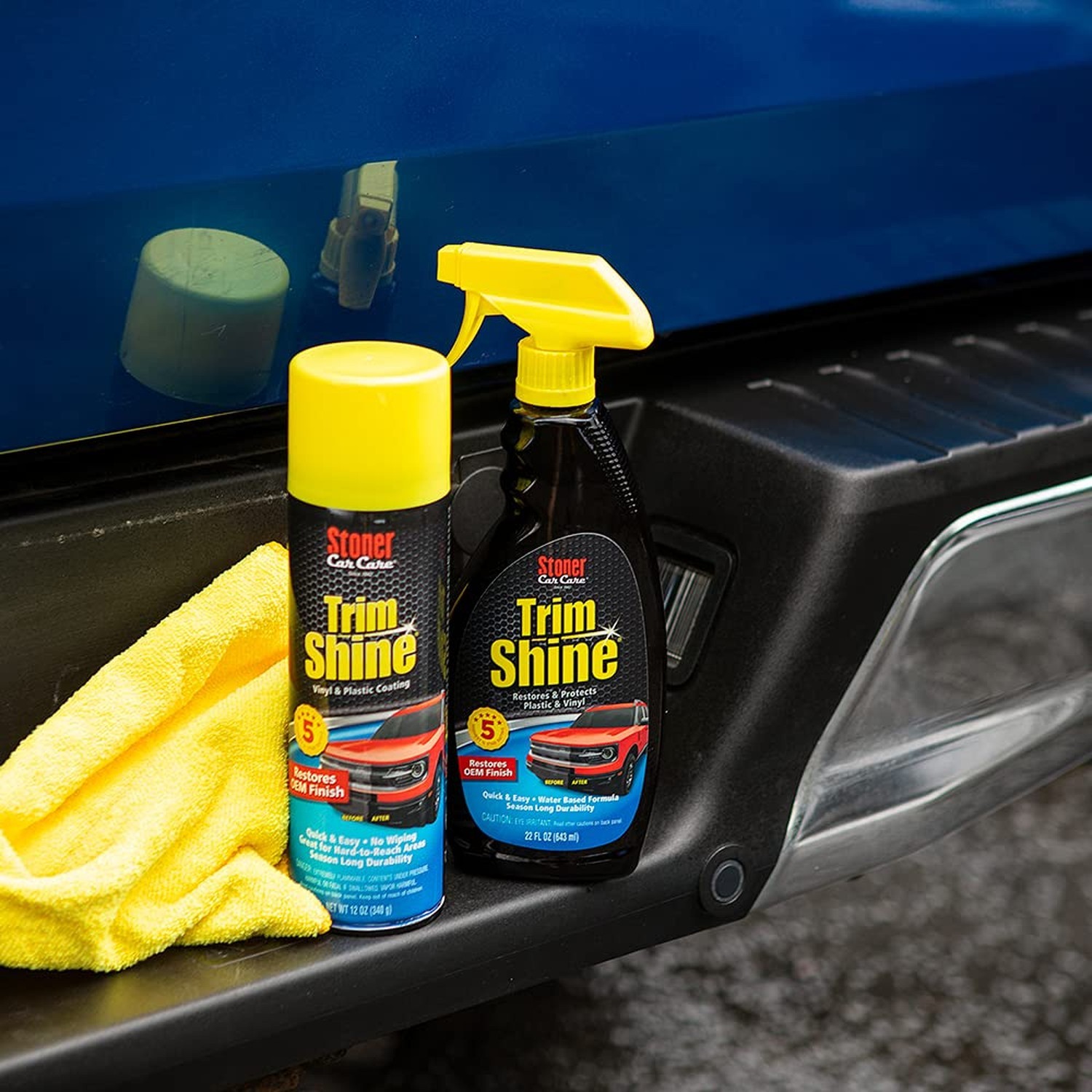 Stoner Car Care 91034-6PK Trim Shine – Vinyl and Plastic Protectant Coatin