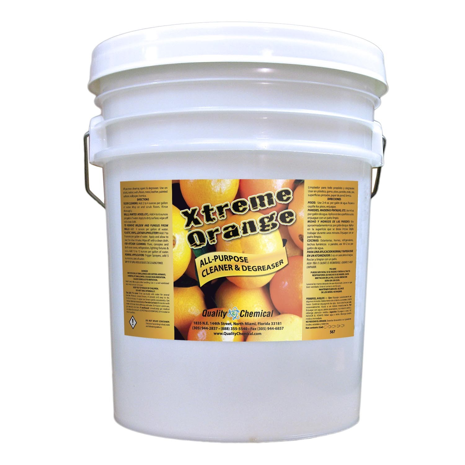 Xtreme Orange Citrus Degreaser and Cleaner – 5 gallon pail