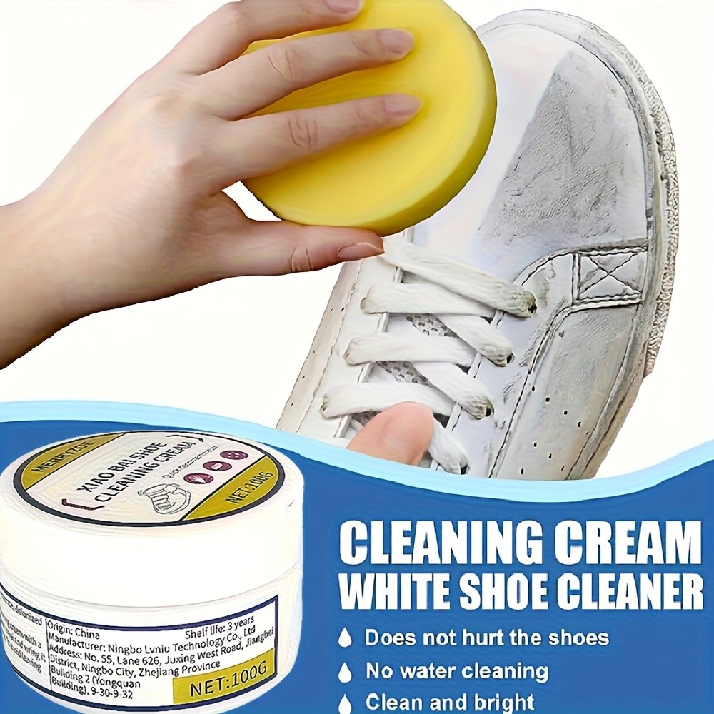 Premium All-Purpose Cleaning Cream for Footwear, Synthetic Leather, And…