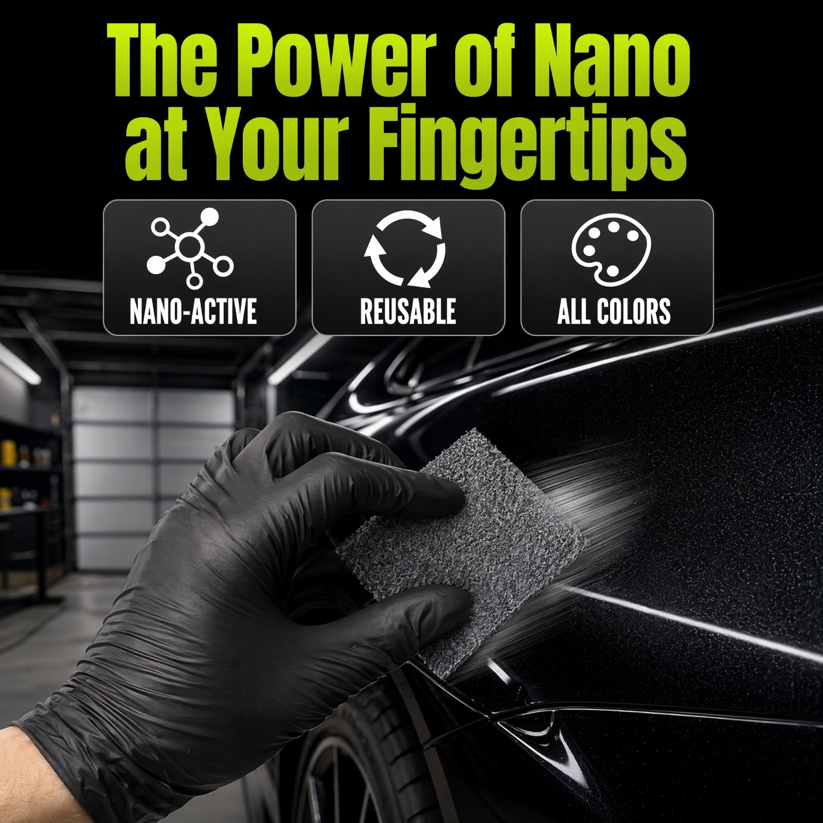 Nano Polix Car Scratch Remover Cloth 6 Packs – Auto Paint Scratch Repair Towel